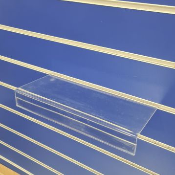 Used Slatwall Acrylic Shelves - Pack of 6
